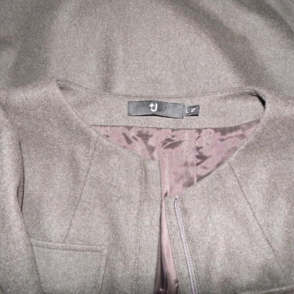 Jill Sander for Uniqlo zip front wool slim fit long sleeve dress brown - Picture 7 of 7